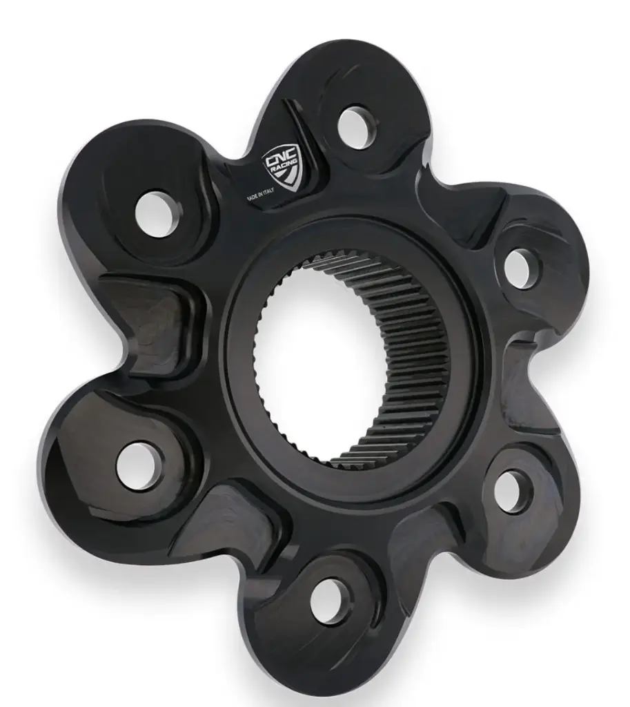 CNC Racing Rear Sprocket Flange 6 Holes Black