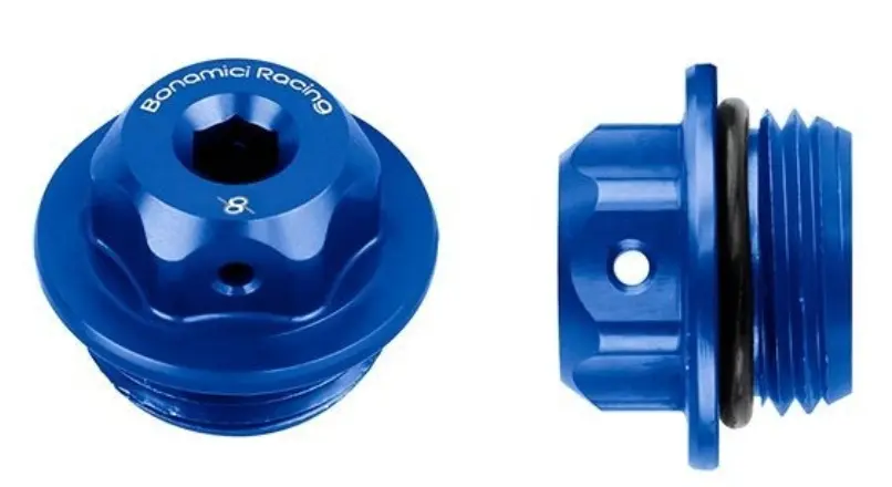 Bonamici Racing Oil Cap Blue BMW