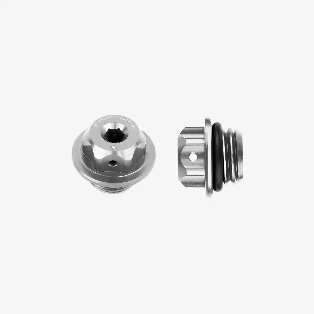 Bonamici Racing Oil Cap Silver