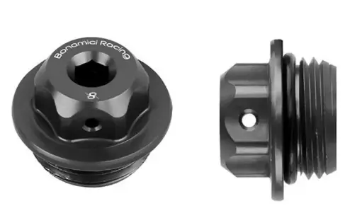 [T004-Black] Bonamici Racing Oil Cap Black