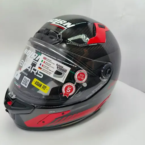 [8054945070651] Nolan X-804 RS Hot Lap Carbon (L)