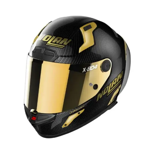 [8054945070828] Nolan X-804 RS Golden Edition Carbon (XL)