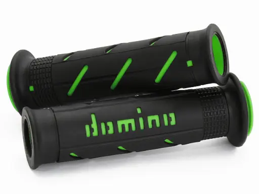 [A25041C4440B7-0] Domino Handlebar Grip Black/Green