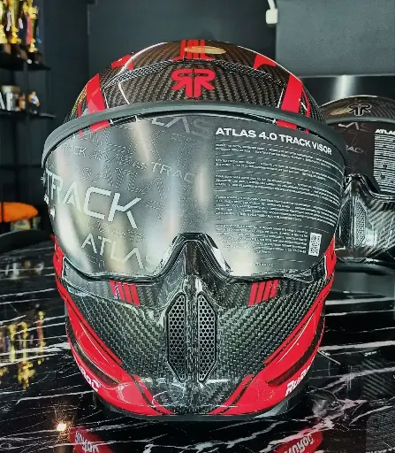 [ATR-RED-W-X] Ruroc Atlas 4.0 Track inferno Red