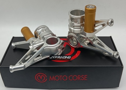[102130147SG]   Panigale V2/V4 MotoCorse Pressurized Ohlins front forks 100mm. caliper radial mounts Motocorse "GP Style"