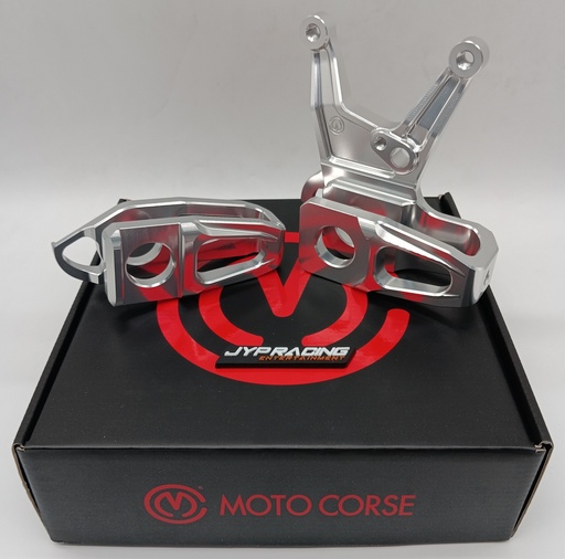 [102145047S] Panigale  v4 MotoCorse Pair of chain tensioner sliders with OEM Brembo 84mm rear brake caliper support 