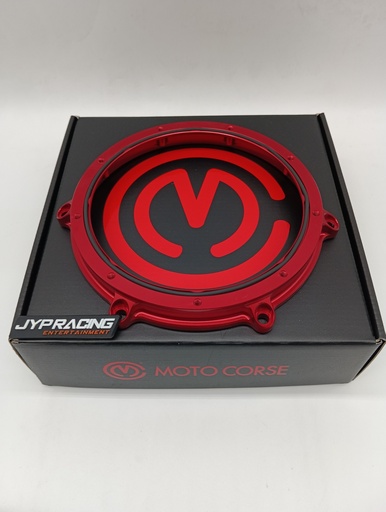 [102110045R] Ducati V4 MotoCorse Aluminum Oil Clutch Cover Frame For Clear Clutch Cover