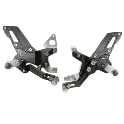 [FTRDU014] Panigale V2 Lightech Fixed Footrest Rear Sets 