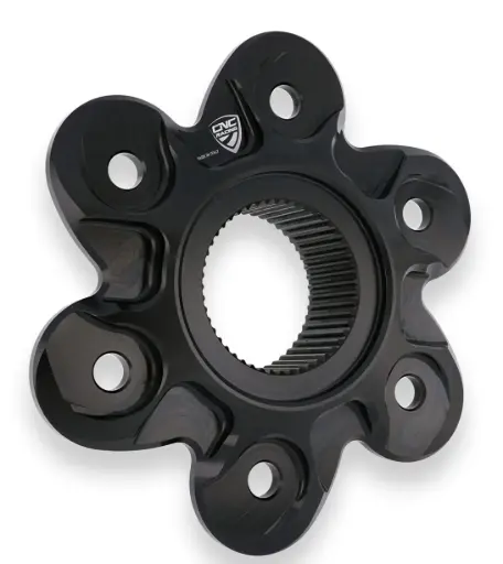 [FL501B] CNC Racing Rear Sprocket Flange 6 Holes Black