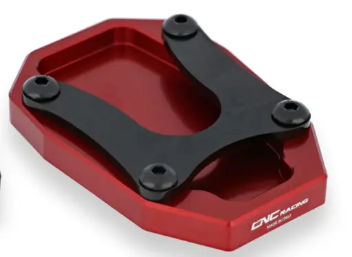 [BM507R] MTS V4 CNC Racing Side Stand Extension Red