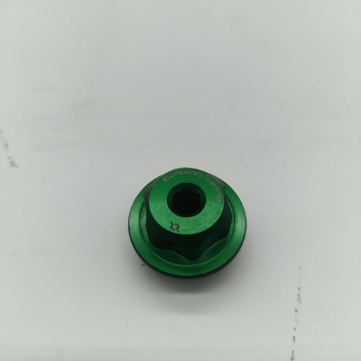 [T008] Bonamici Racing Oil Cap Green Kawasaki