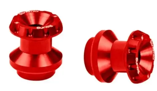 [0026] Bonamici Racing 8mm Paddock Spools Red