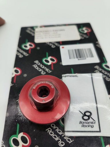 [T002] Bonamici Racing Oil Cap Red Kawasaki