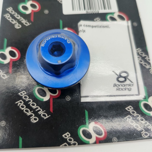 [T007] Bonamici Racing Oil Cap Blue Yamaha