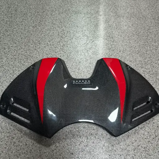 [MD-V422-C50] Panigale V4 Fullsix Top Tank Cover Red line